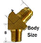 45 Degree Elbow Barstock 45deg Flare Diagram